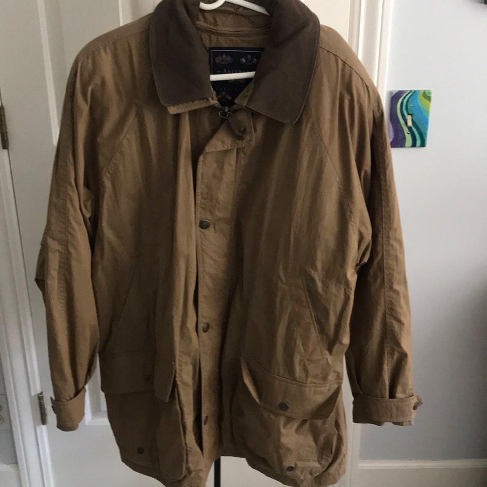 Brown aviator international jacket